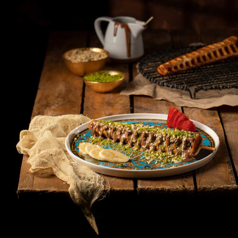Çubuk Waffle (Sütlü Çikolatalı)